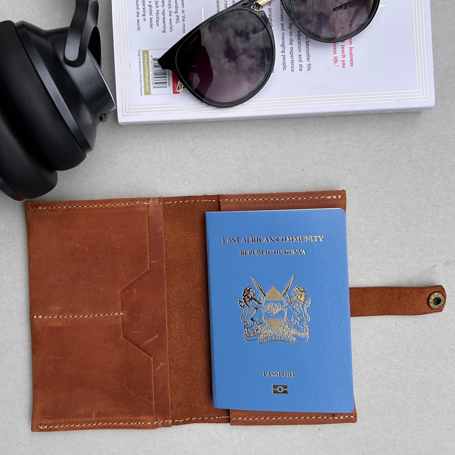 Leather Travel Wallet / Passport holder